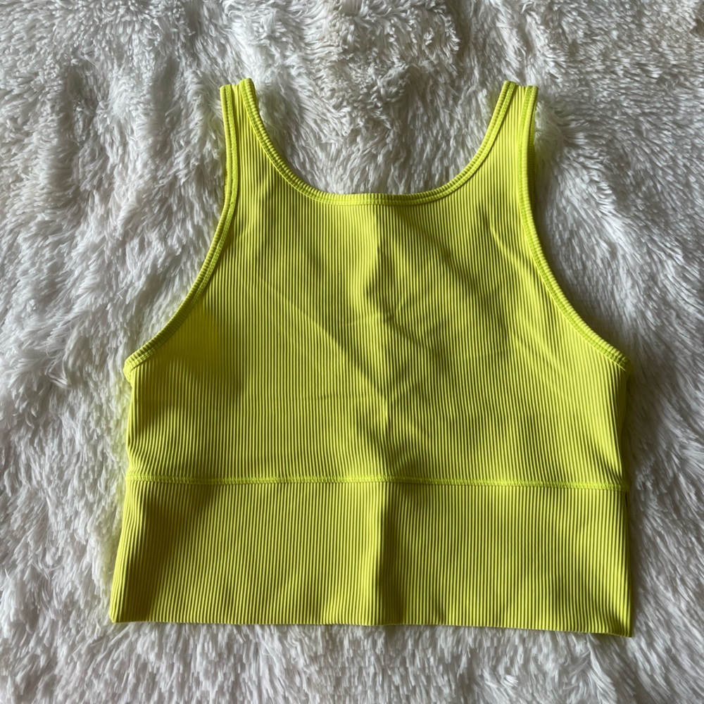 Power Pivot Tank in Electric Lemon